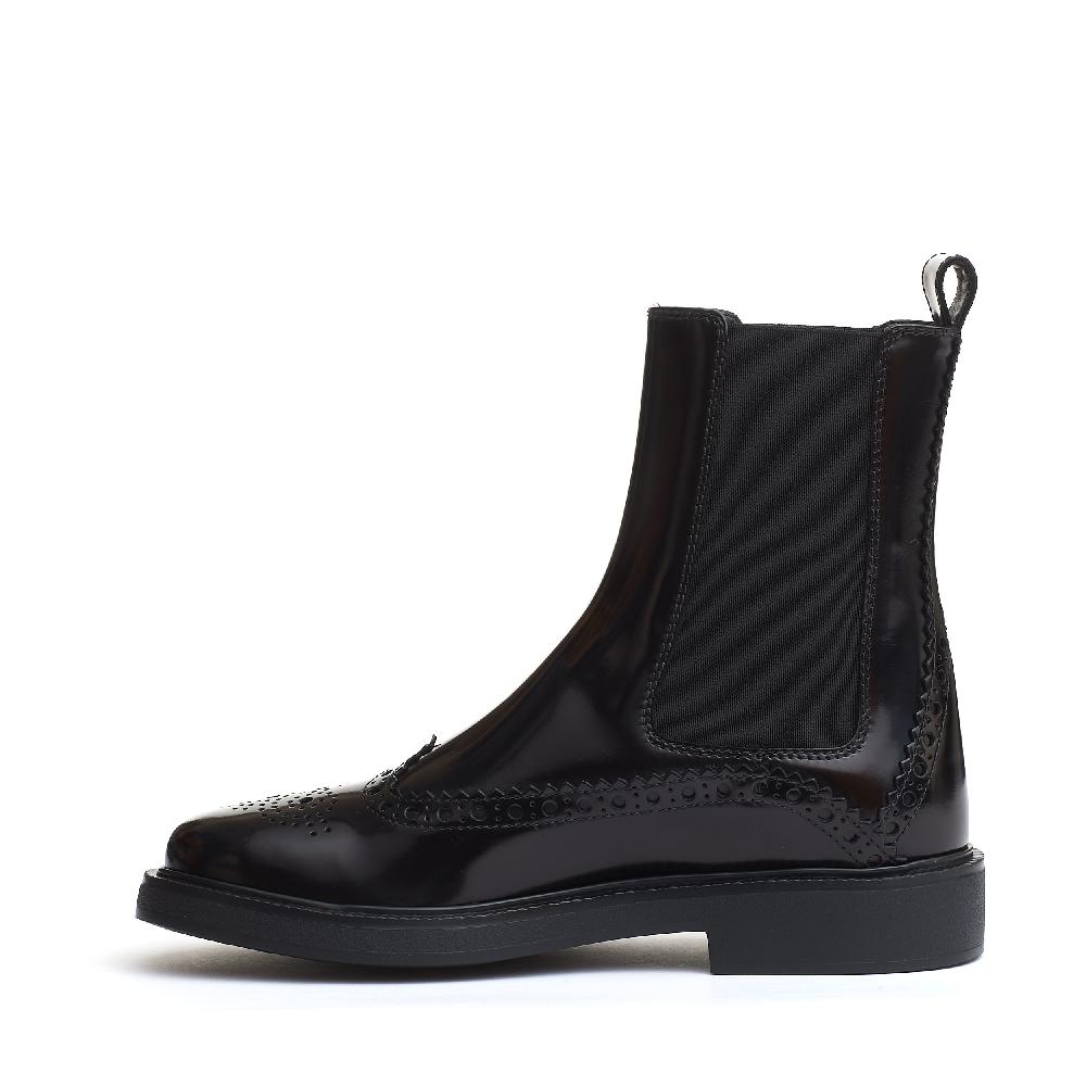 Sorelle Perego stivaletto bucature nero In Saldo