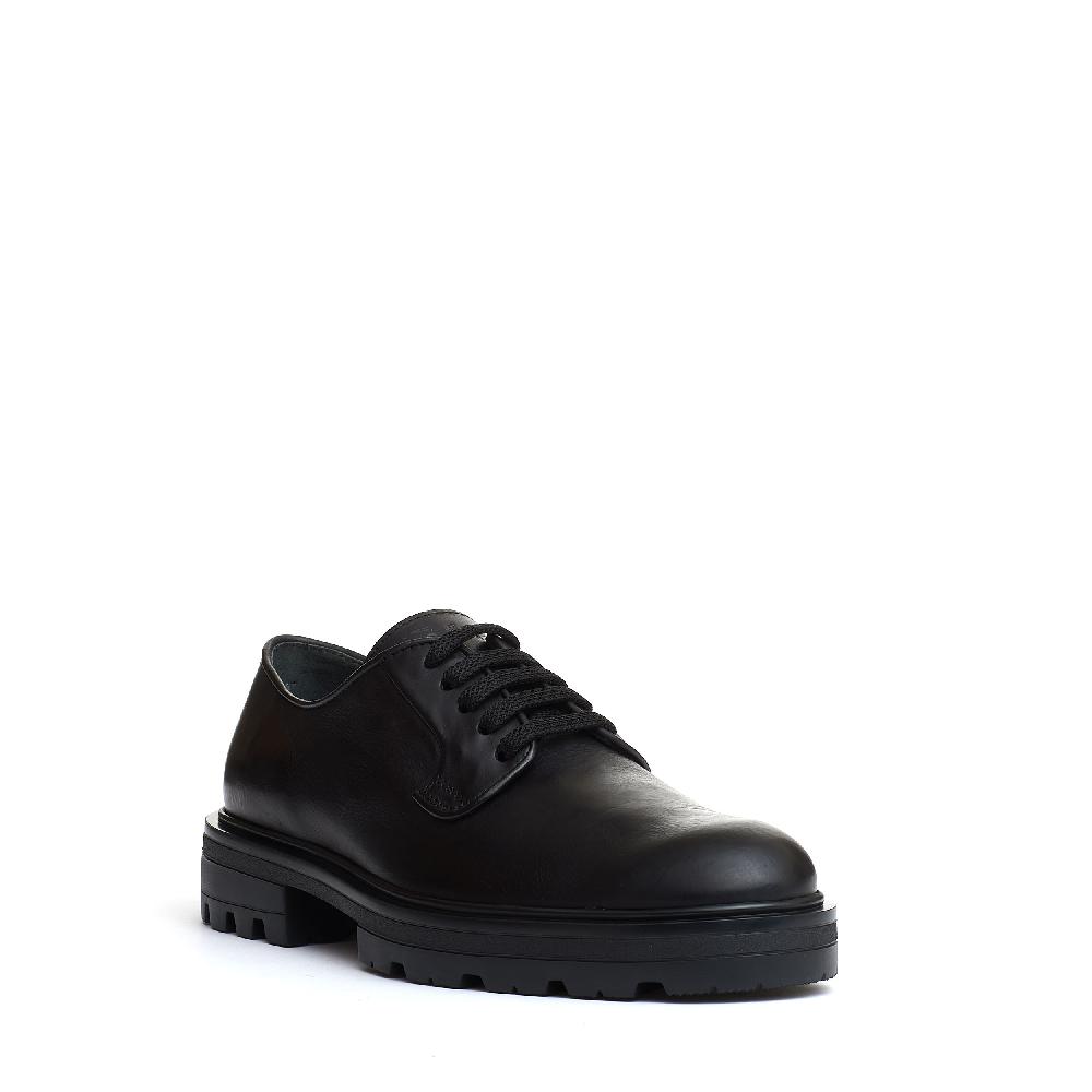 Sorelle Perego stringata nera carroarmato 2025