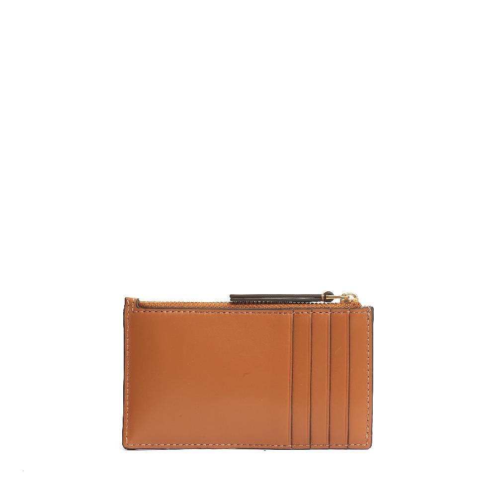 Sorelle Perego zip card case cuoio Italia