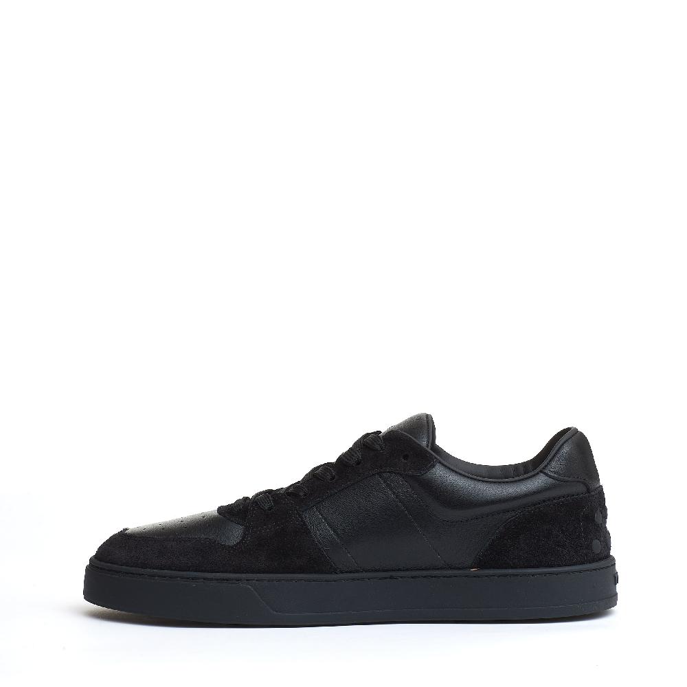 Sorelle Perego sneakers basket camoscio e pelle nera Negozi Online