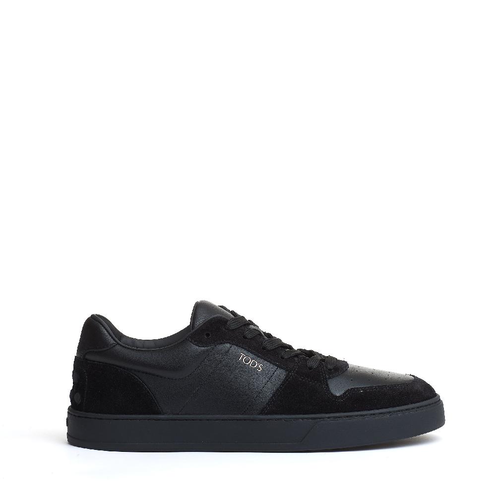 Sorelle Perego sneakers basket camoscio e pelle nera Negozi Online