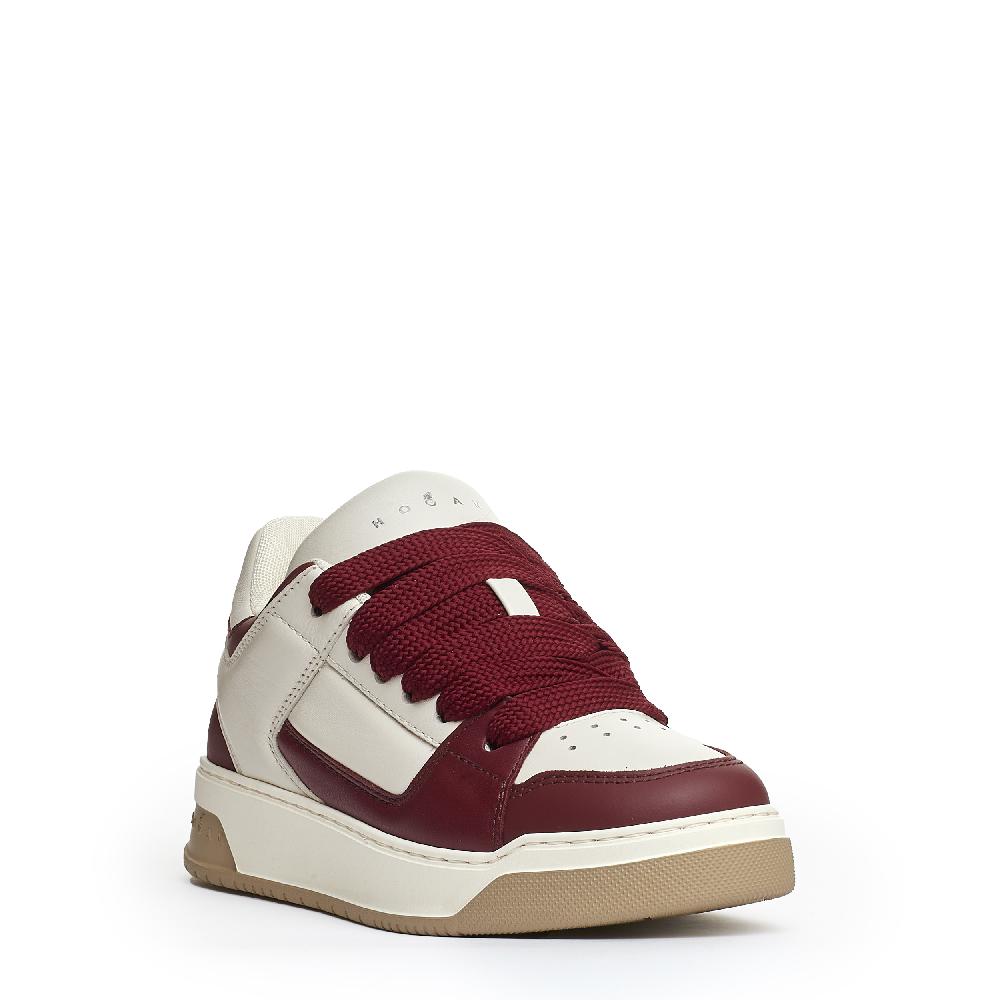 Sorelle Perego Chamallow pelle bianca bordeaux Sottocosto