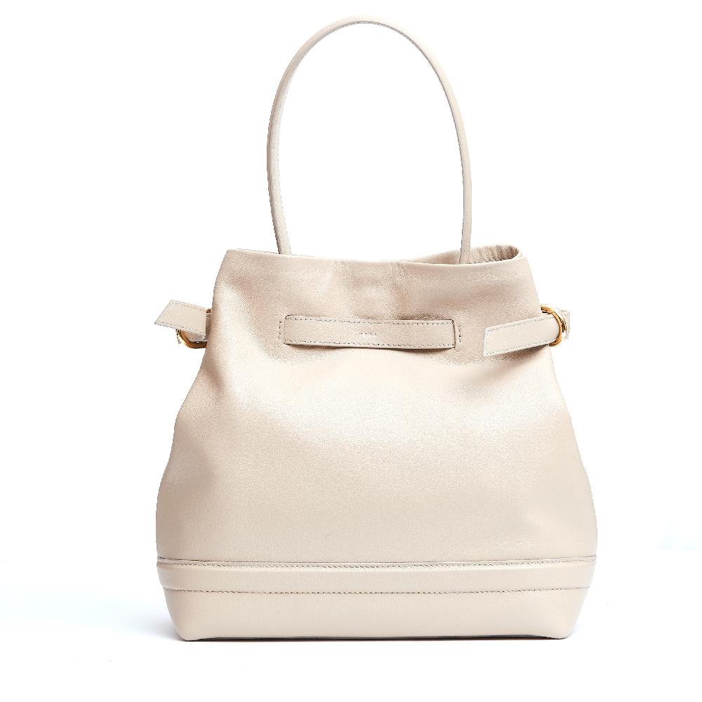 Sorelle Perego secchiello pelle avorio Outlet