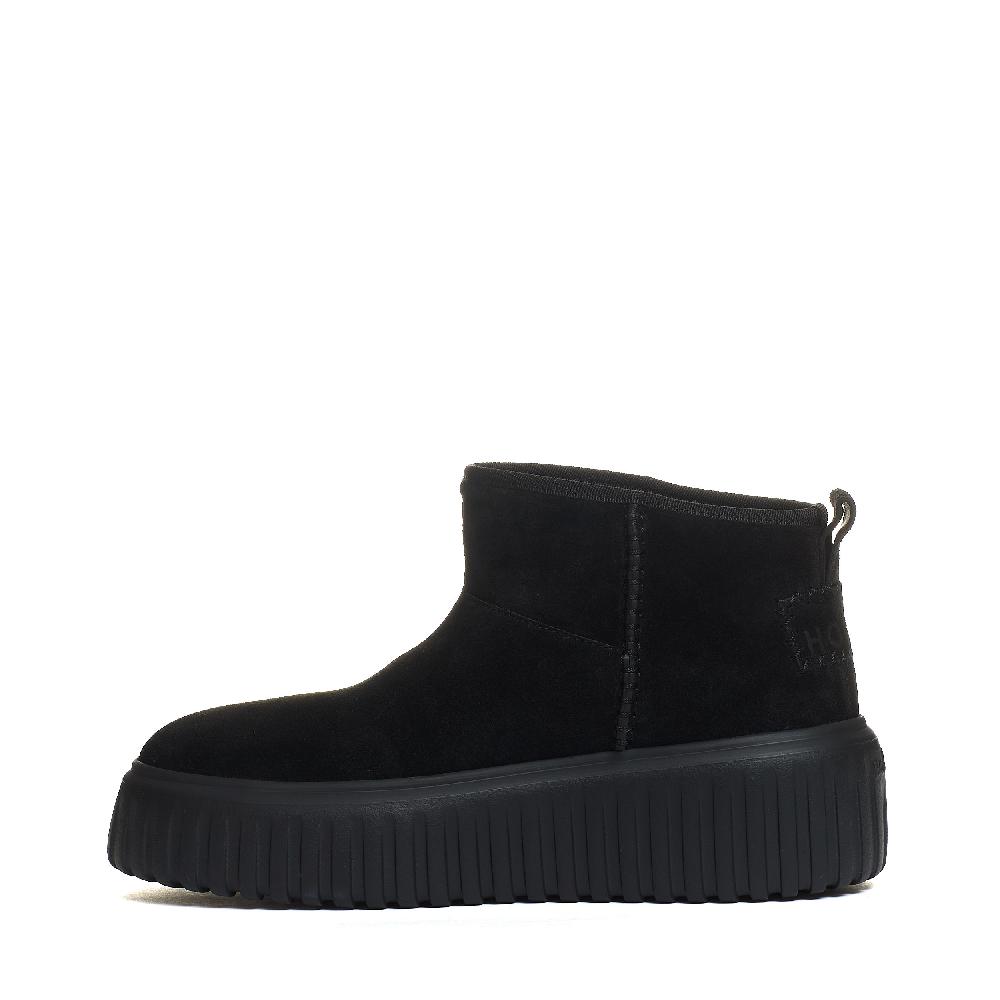 Sorelle Perego h stripes low boot camoscio nero Nuova