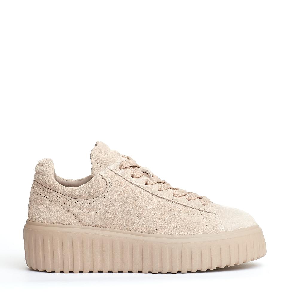 Sorelle Perego h stripes camoscio beige