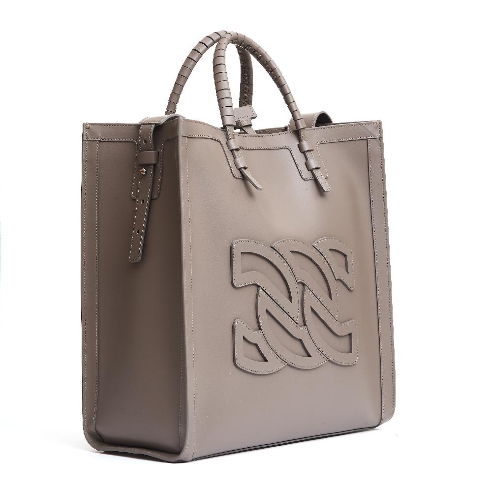 Sorelle Perego Shopping logo in pelle carobou Negozi Online