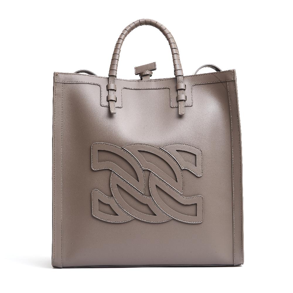 Sorelle Perego Shopping logo in pelle carobou Negozi Online