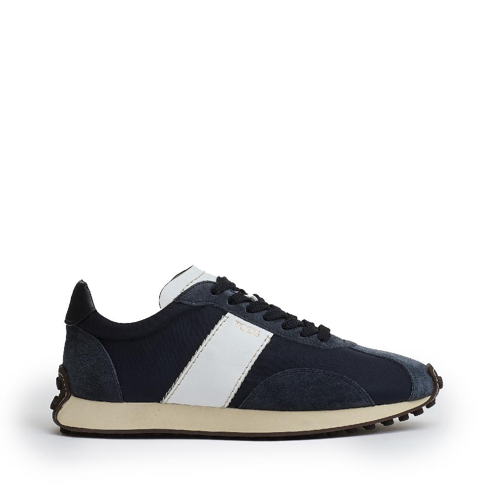 Sorelle Perego sneakers camoscio blu e tessuti Promozione Limitata