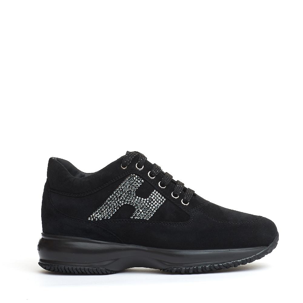 Sorelle Perego interactive camoscio nero e strass Shopping Online