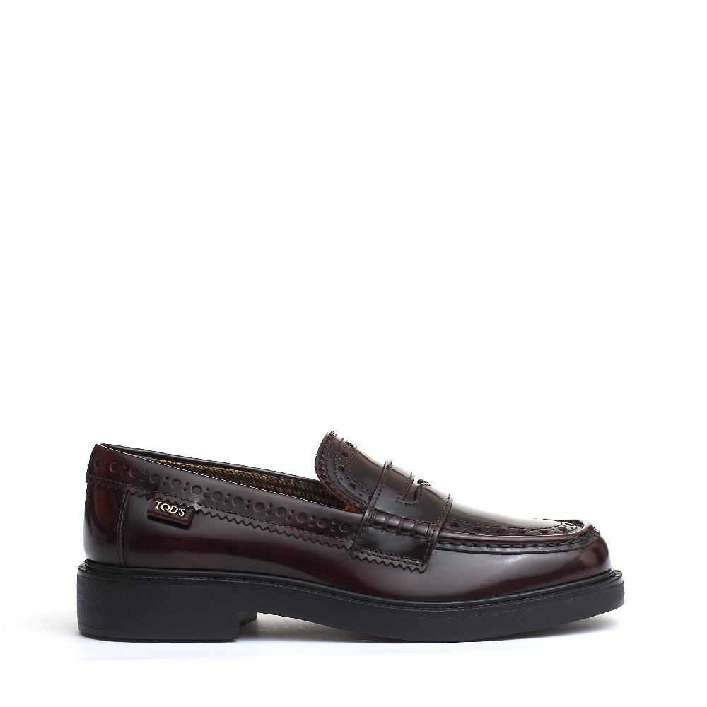 Sorelle Perego mocassino inglese pelle bordeaux