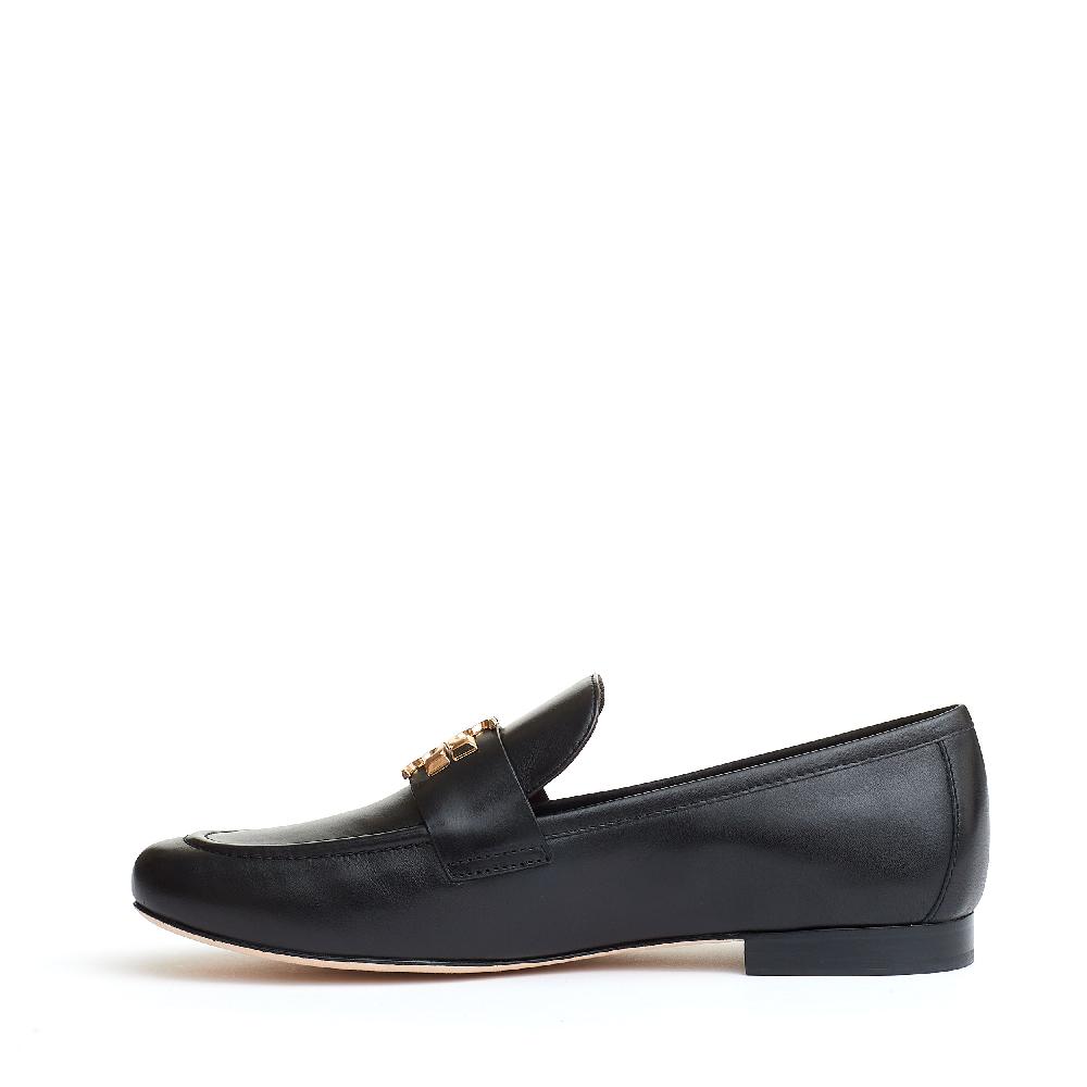 Sorelle Perego mocassino Eleanor pelle nera logo Nuova