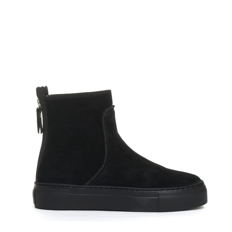 Sorelle Perego beatles camoscio nero e glitter