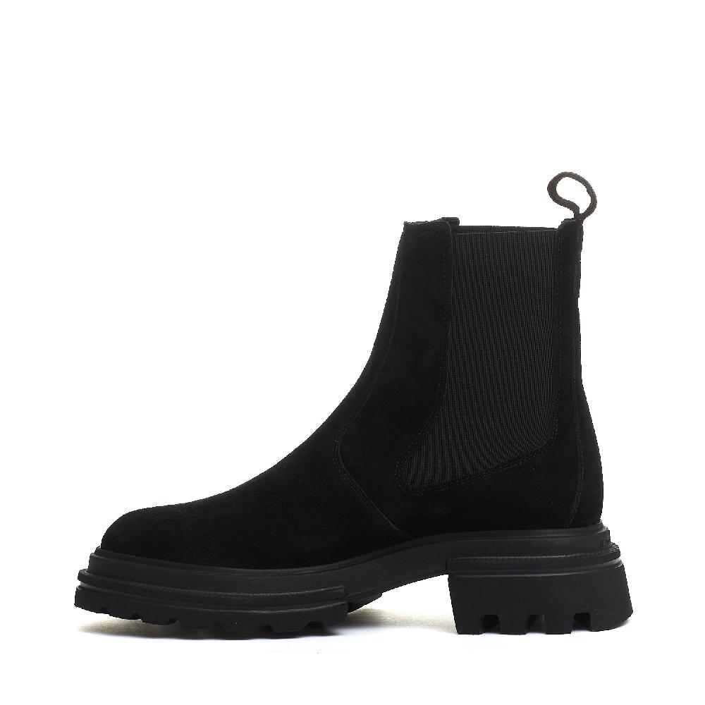 Sorelle Perego chelsea boot camoscio nero Economico
