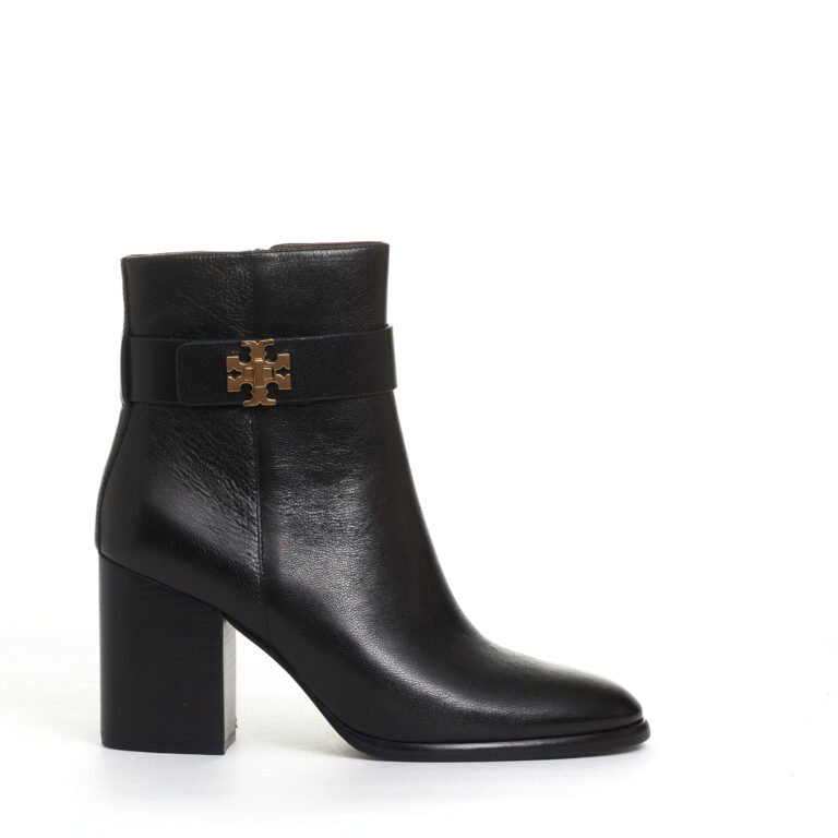Sorelle Perego stivaletto pelle nera logo tacco 70 mm
