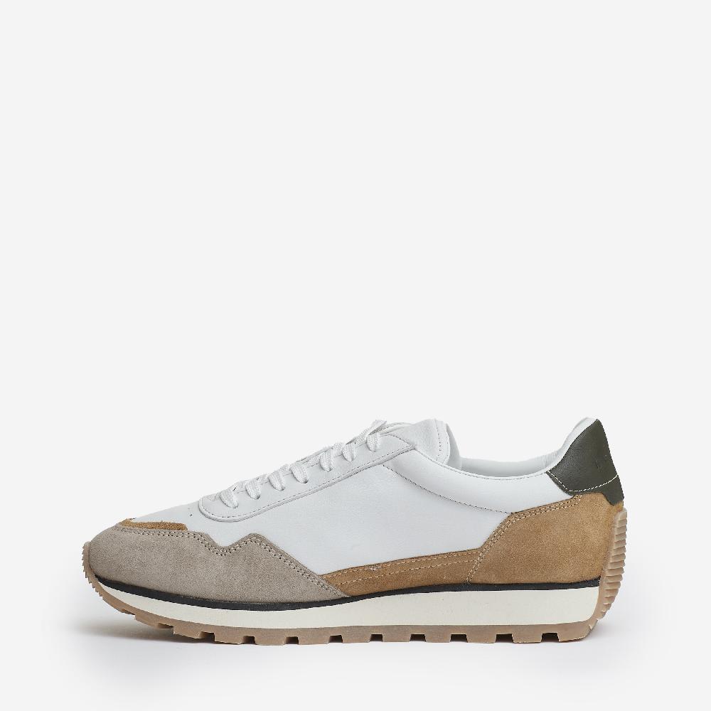 Sorelle Perego running 86er camoscio pelle bianco beige Saldi