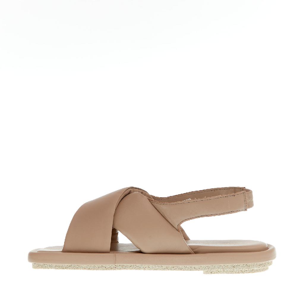 Sorelle Perego sandalo incrocio pelle nude Negozio