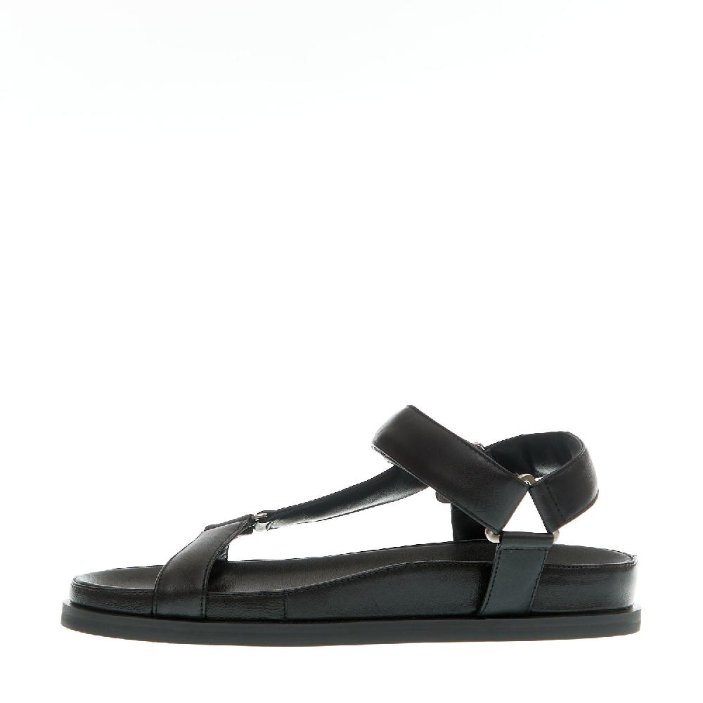 Sorelle Perego sandalo anatomico nero fibbie Moda