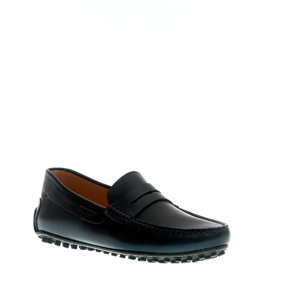 Sorelle Perego mocassino driver pelle blu Qualità Garantita
