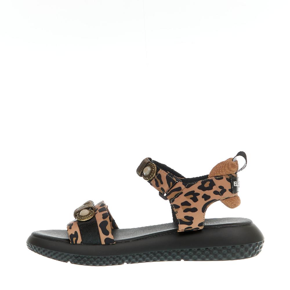 Sorelle Perego sandalo sportivo anatomico leopardo Economico