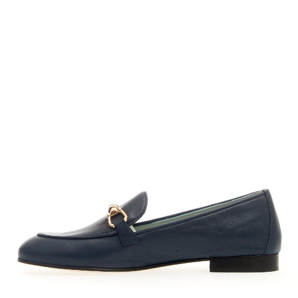Sorelle Perego mocassino pelle blu morsetto Soddisfazione Garantita