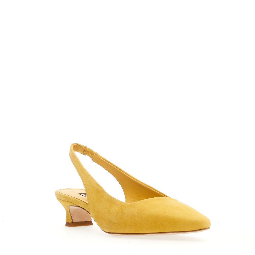 Sorelle Perego slingback camoscio giallo Super Saving Price