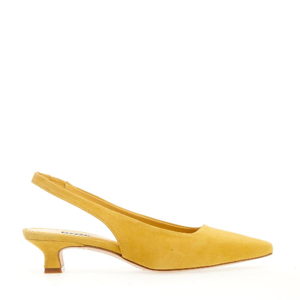 Sorelle Perego slingback camoscio giallo Super Saving Price