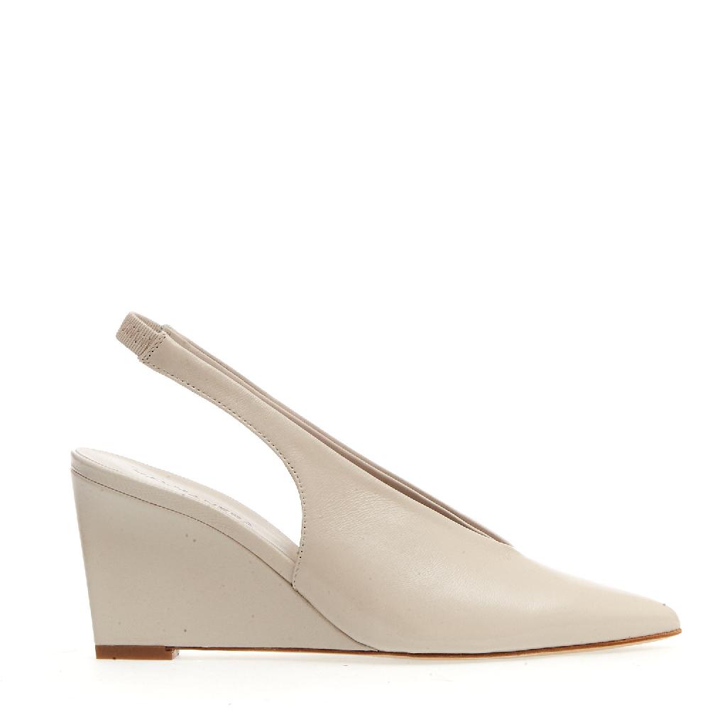 Sorelle Perego slingback Pelle roccia tacco 80 mm Ultimi due giorni