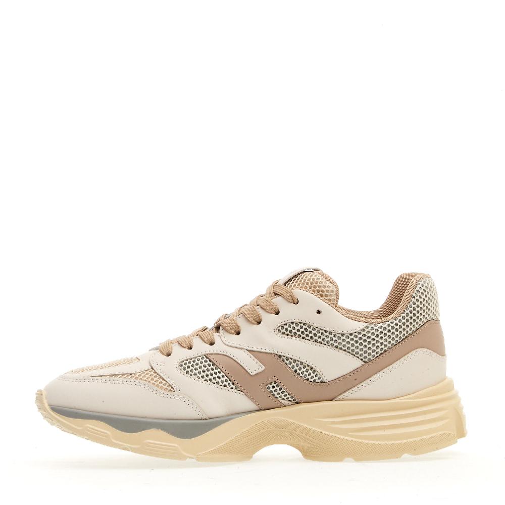 Sorelle Perego sneakers H665 in pelle bianca rete grigio Solo un giorno rimasto
