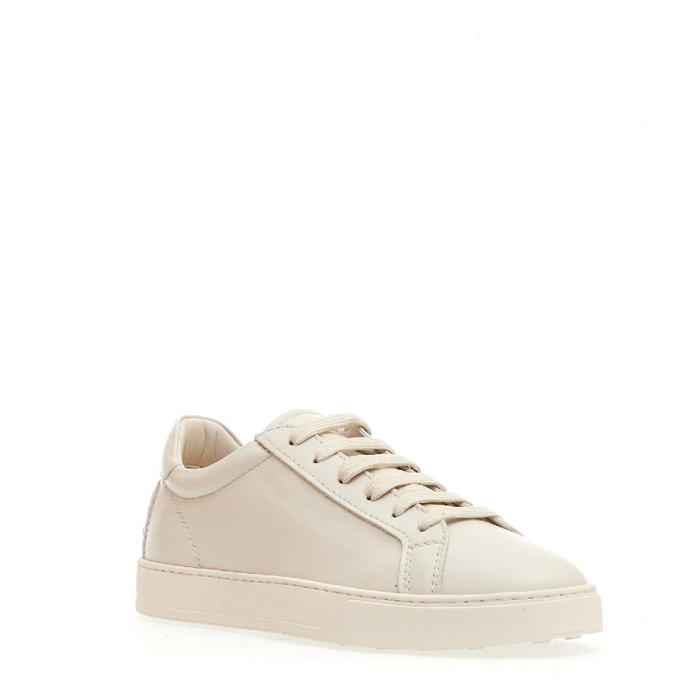 Sorelle Perego sneakers in pelle bianco fondo cassetta Enormi sconti