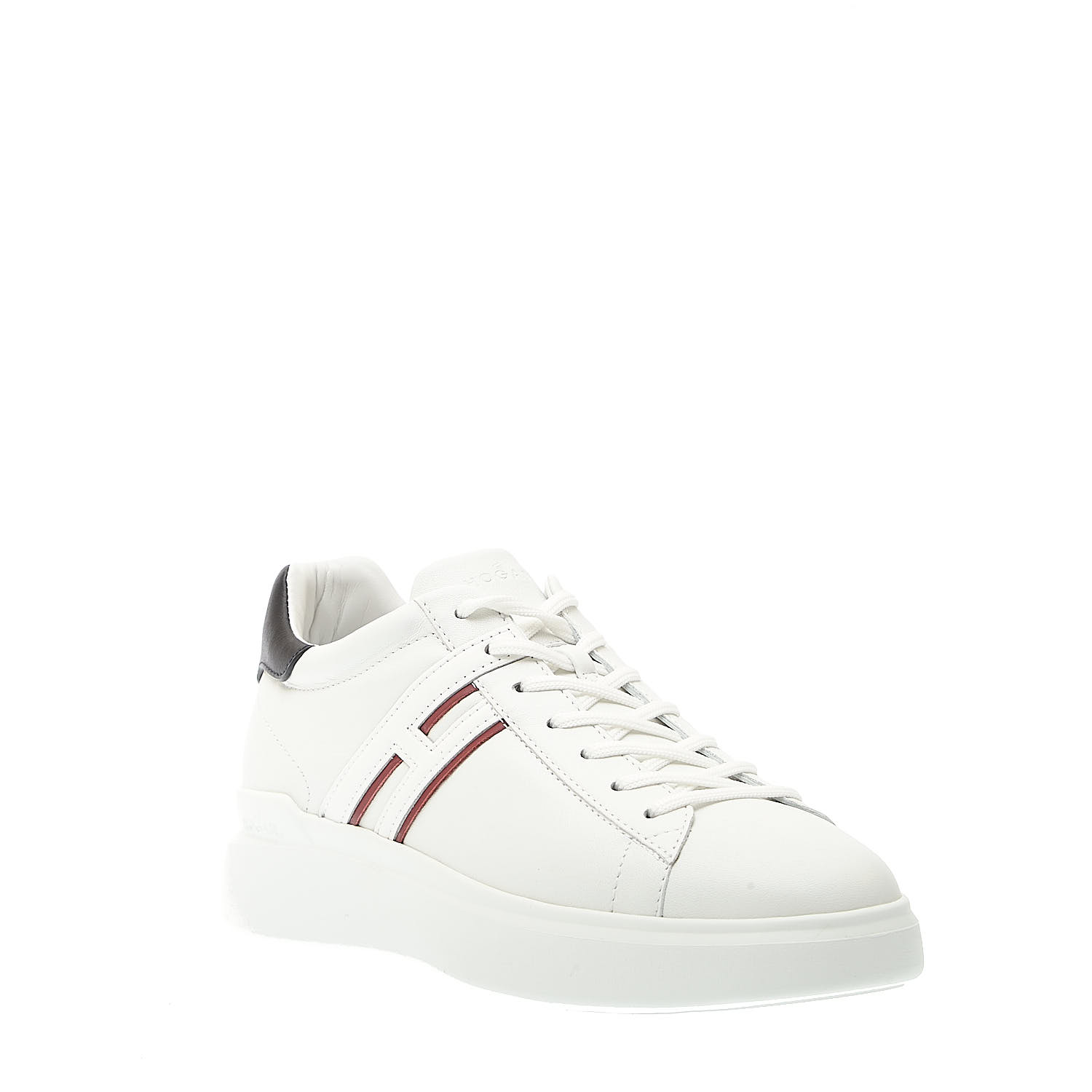 Sorelle Perego sneakers rebel pelle bianco spoiler blu Promozione