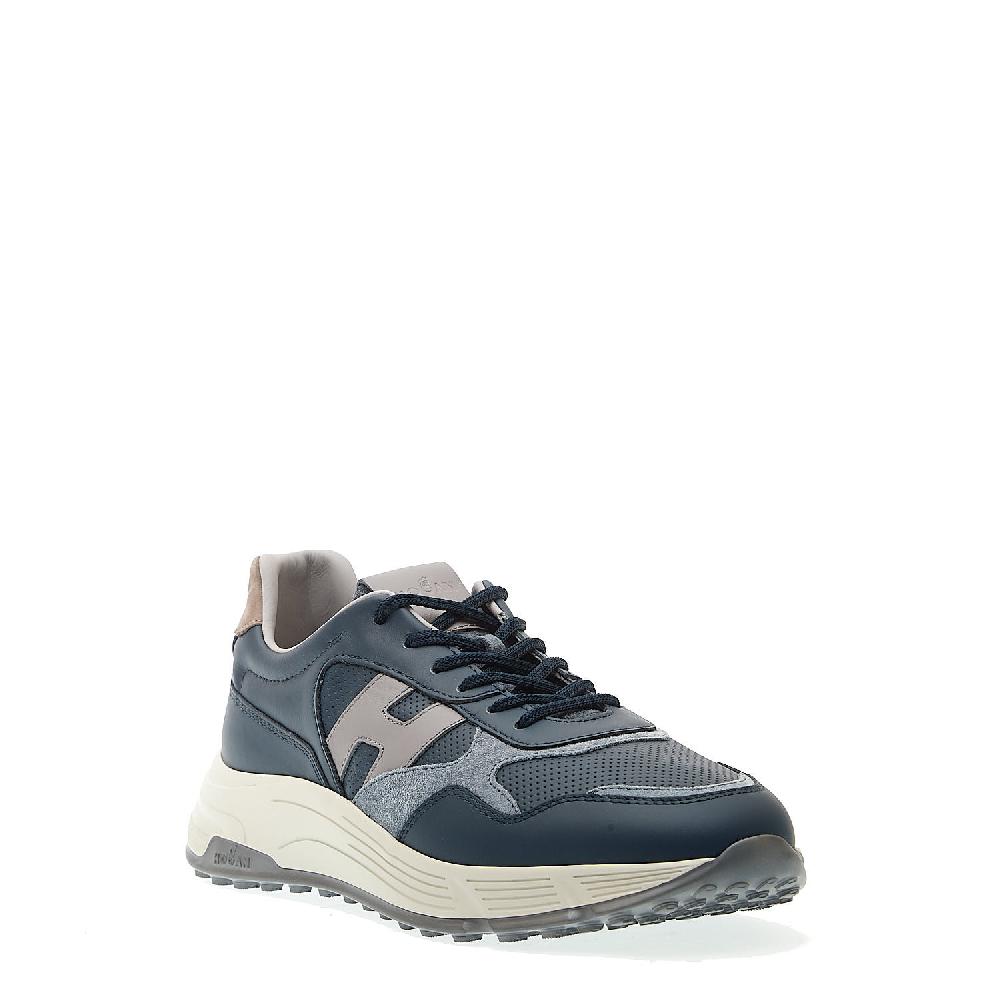 Sorelle Perego sneakers hyperlight pelle blu e camoscio Soddisfazione Garantita