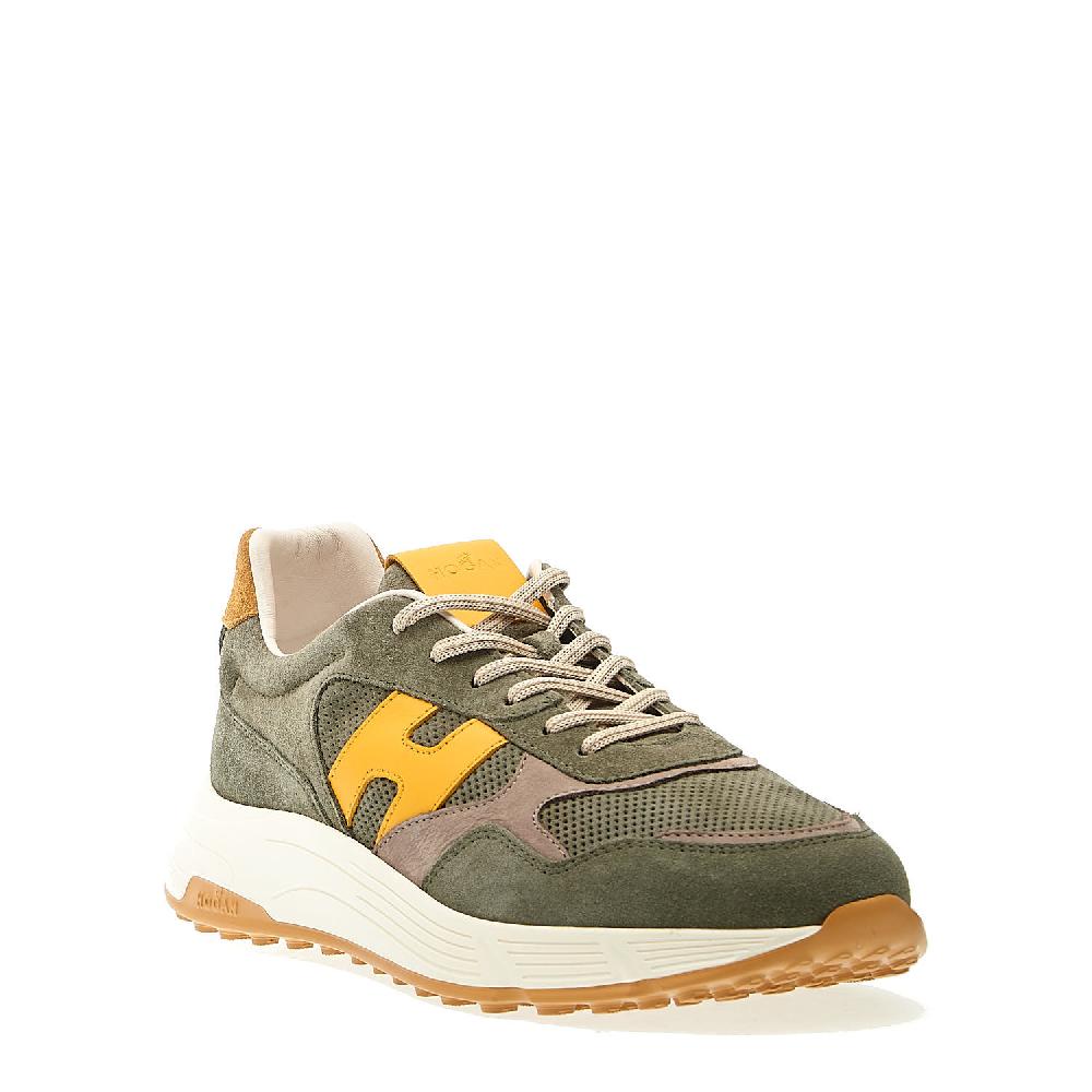 Sorelle Perego sneakers hyperlight camoscio verde H gialle Qualità Garantita