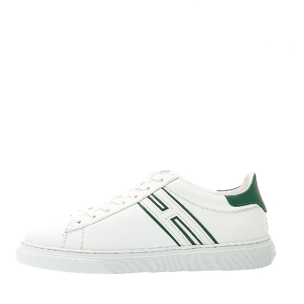 Sorelle Perego sneakers cassetta pelle bianco dettagli verde Acquista Ora