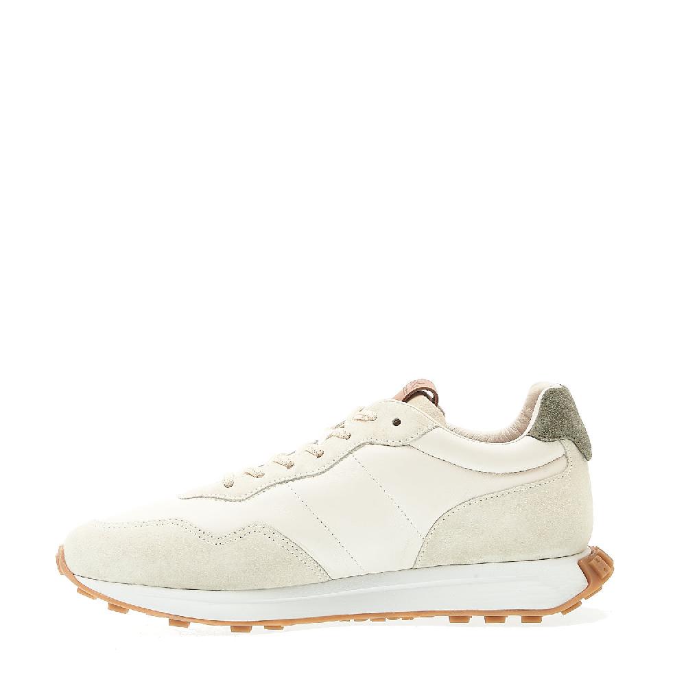 Sorelle Perego running h601 in pelle panna spoiler verde Shopping Online