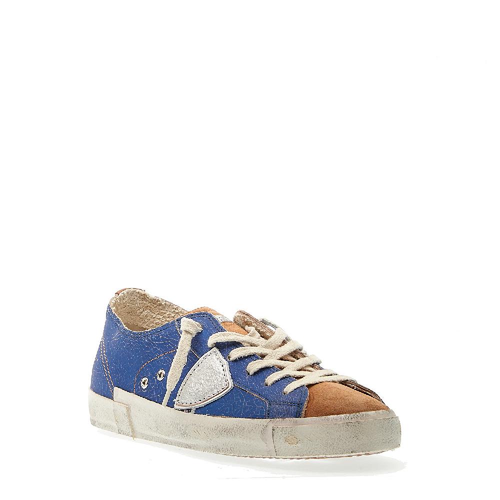 Sorelle Perego Paris sfoderata craclè bluette Hotsell