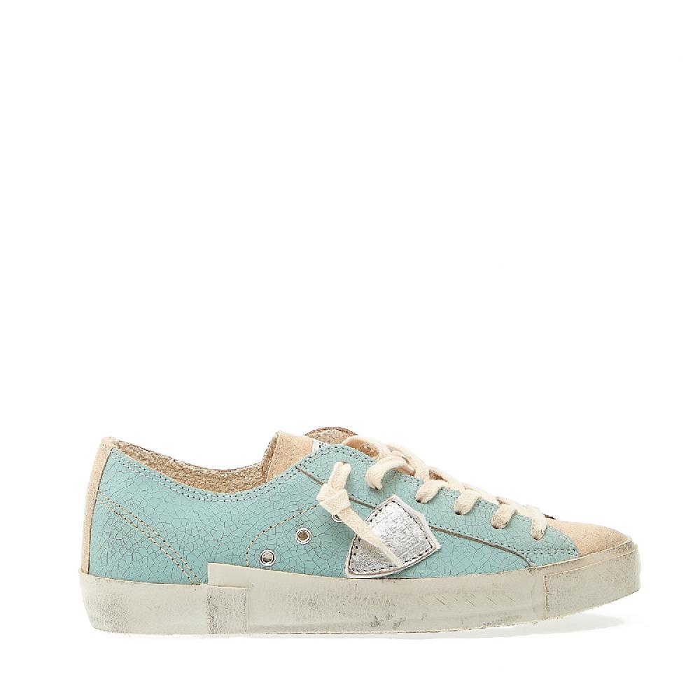 Sorelle Perego Paris sfoderata craclè azzurra Vendita Calda