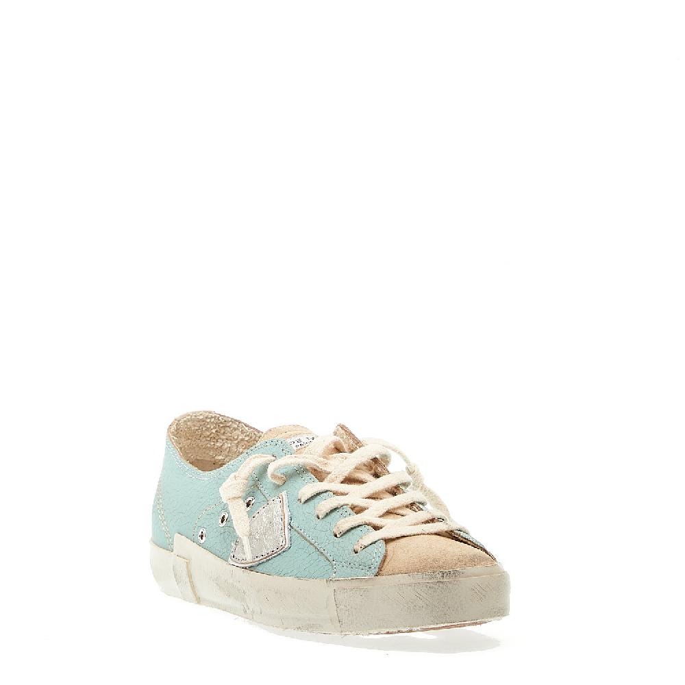 Sorelle Perego Paris sfoderata craclè azzurra Vendita Calda