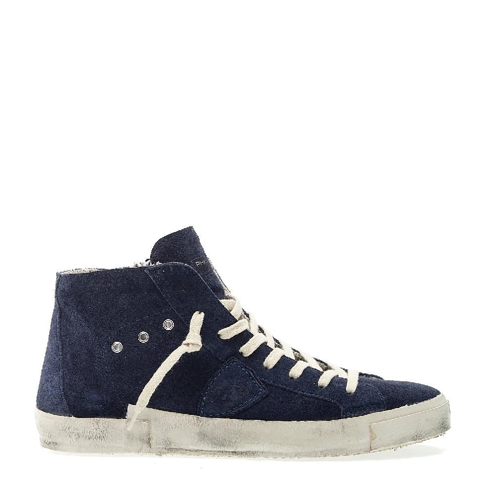 Sorelle Perego Paris High camoscio blu