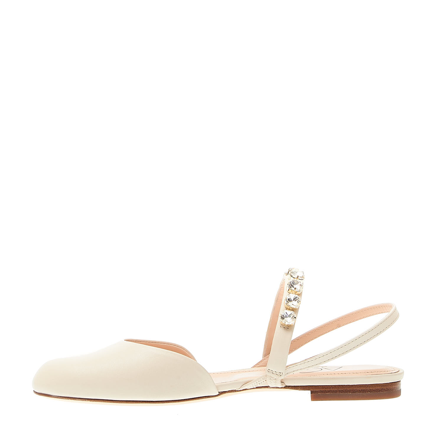 Sorelle Perego slingback panna con strass Negozio