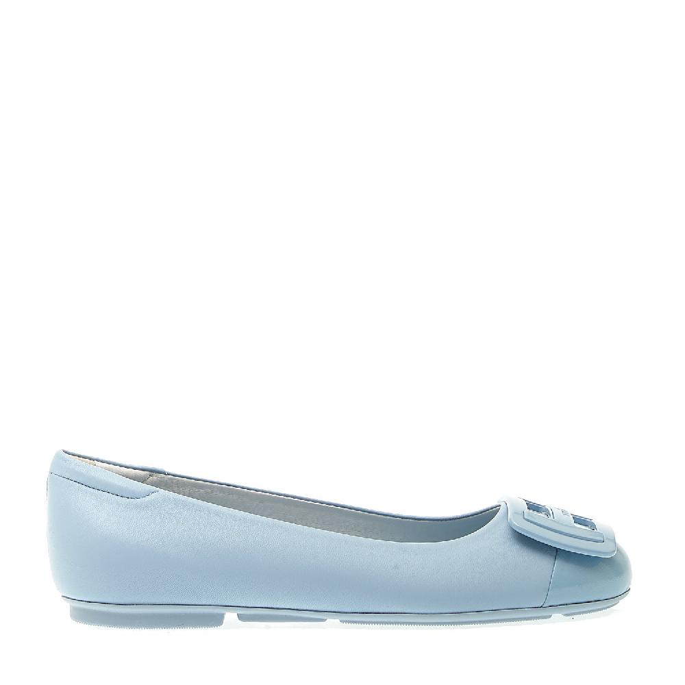 Sorelle Perego ballerina pelle azzurra