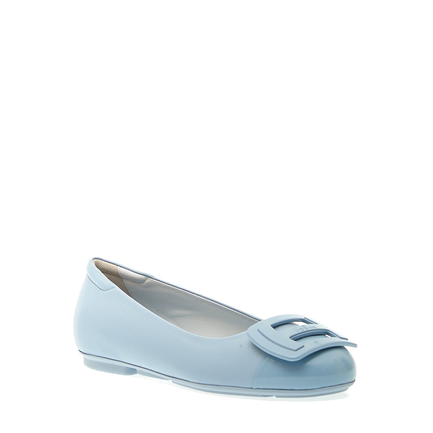 Sorelle Perego ballerina pelle azzurra Vendite stagionali