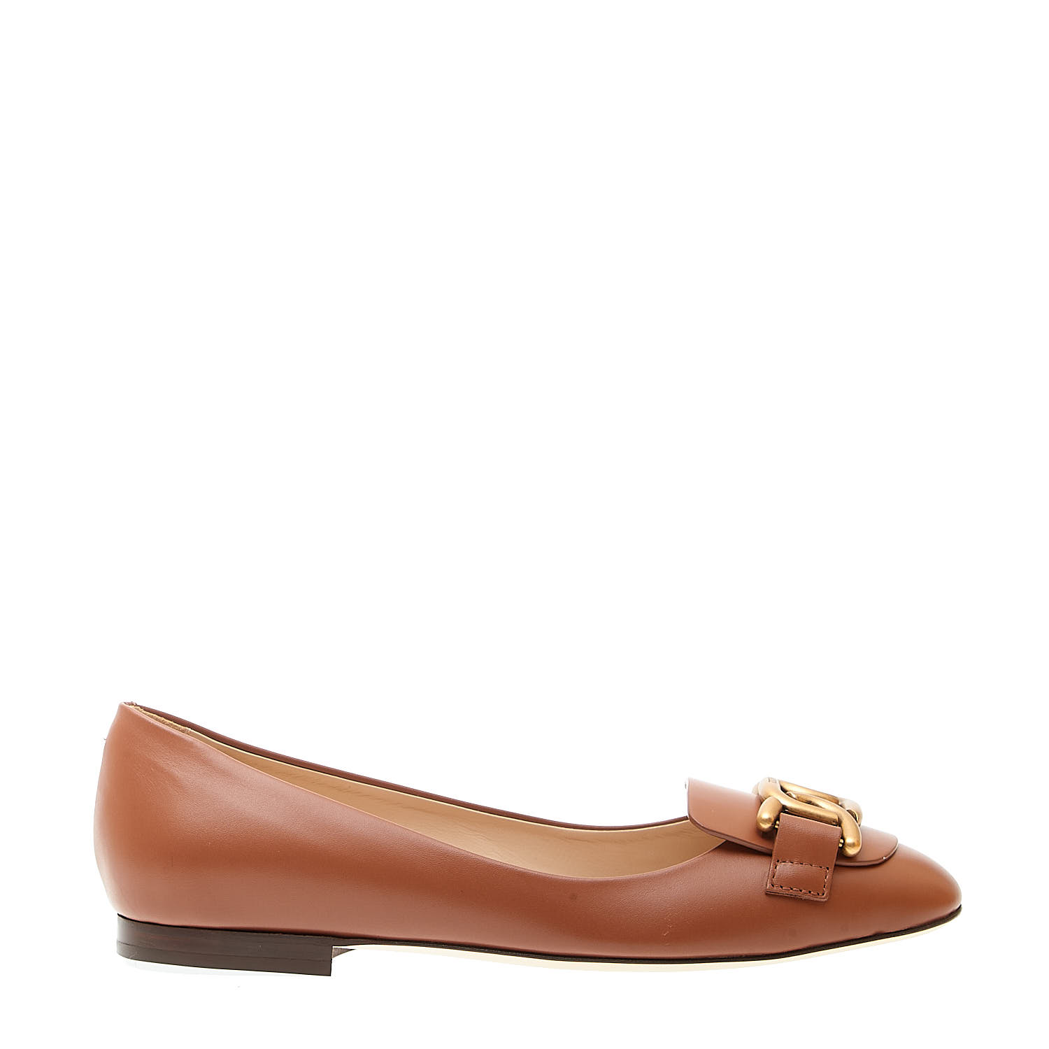 Sorelle Perego ballerina con fibbia oro pelle cuoio Black Friday