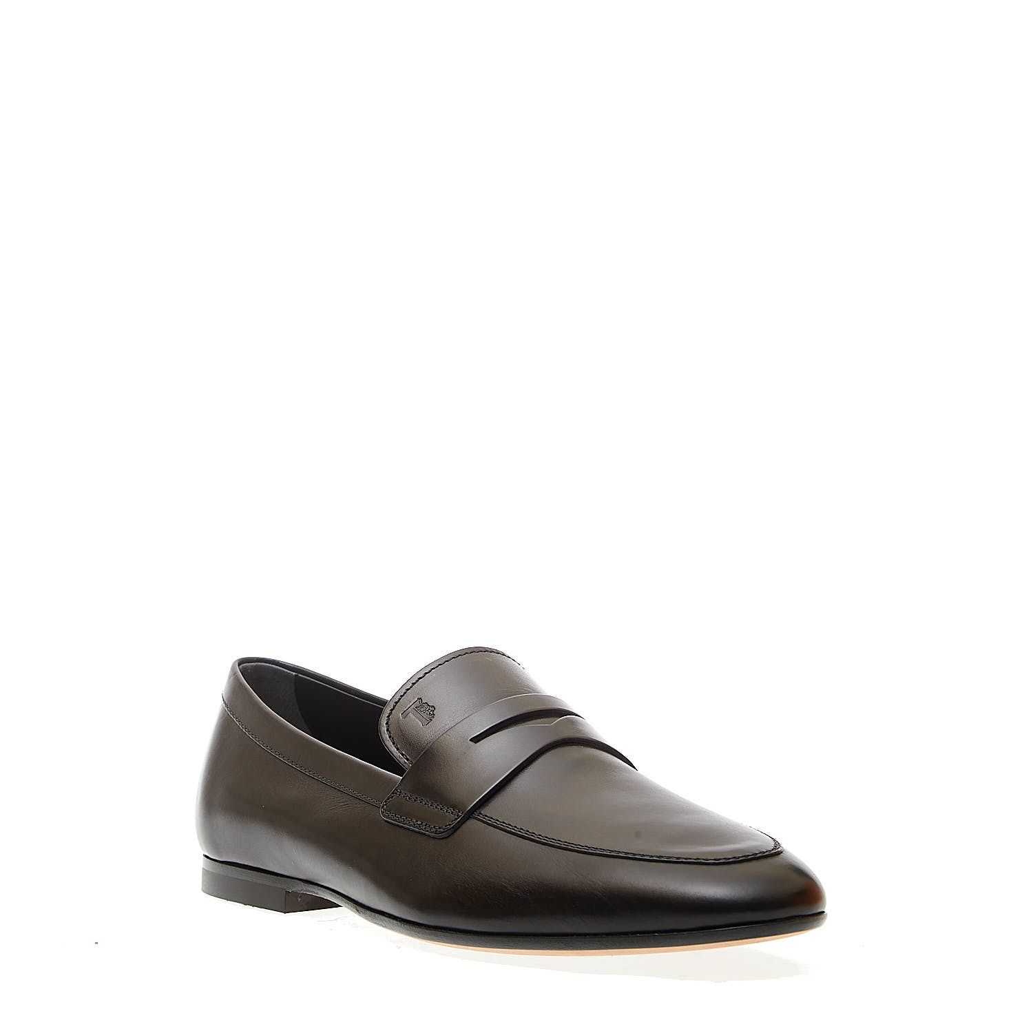 Sorelle Perego mocassino fondo cuoio in pelle nero Offerta Giorno del Papà