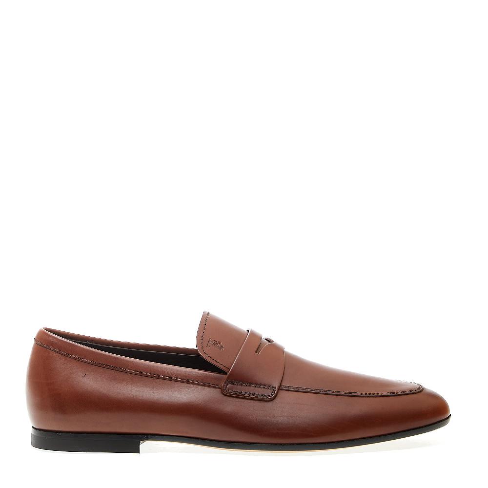 Sorelle Perego mocassino fondo cuoio in pelle marrone Offerta San Valentino
