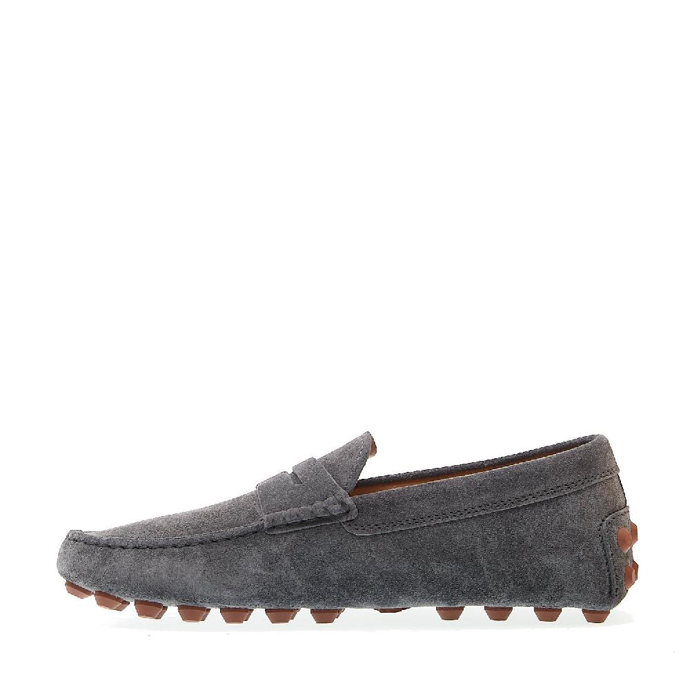 Sorelle Perego mocassino bubble in camoscio grigio Smaltimento dello stoccaggio