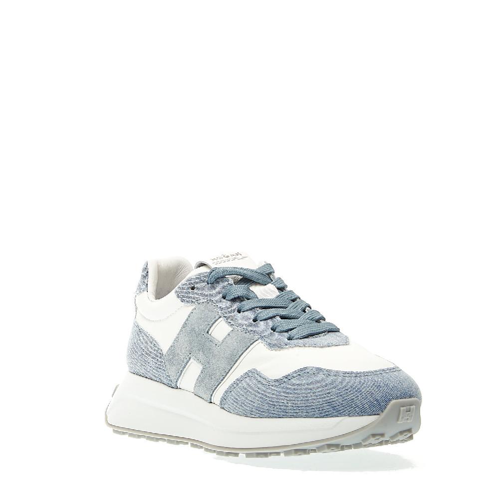 Sorelle Perego running H641 tessuto denim e pelle Online Outlet