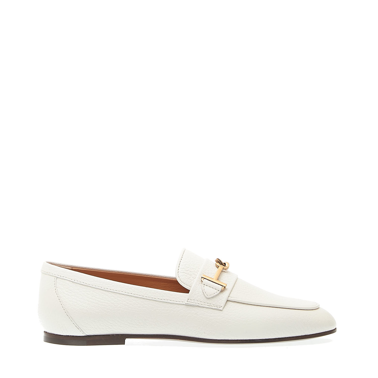 Sorelle Perego mocassino in pelle bianco morsetto Offerte stagionali