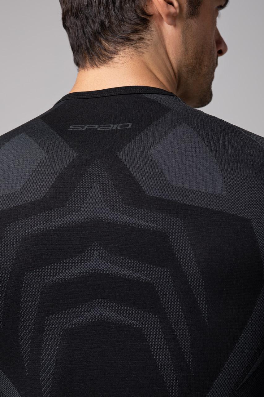 Spaio SPAIO MAGLIA M/L TERMOATTIVA "CONFIDENCE" NERO/GRIGIO Saldi