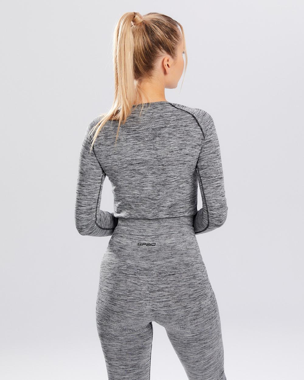 Spaio SPAIO RASHGUARD MELANGE MANICHE LUNGHE GREY Promozione