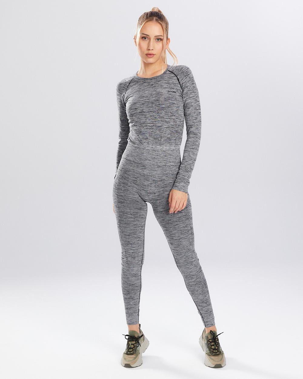 Spaio SPAIO RASHGUARD MELANGE MANICHE LUNGHE GREY Promozione